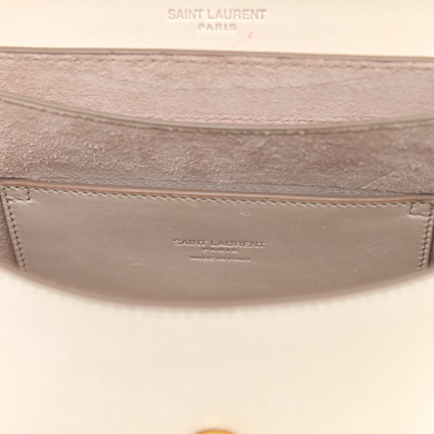 Smooth Calfskin Small Kaia Satchel Latte