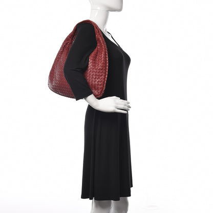 Bottega Veneta Nappa Intrecciato Medium Veneta Hobo Vermillion 2 of 13