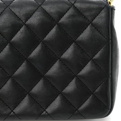 Chanel Lambskin Quilted Mini Rectangular Flap Black 13 of 15
