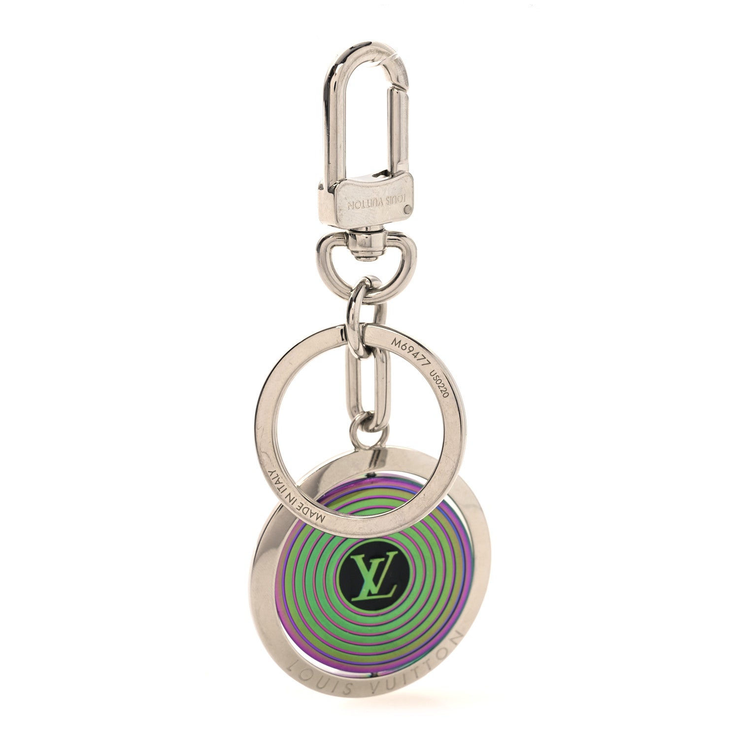 Louis Vuitton LV Sound Key Chain Bag Charm Oily 3 of 3