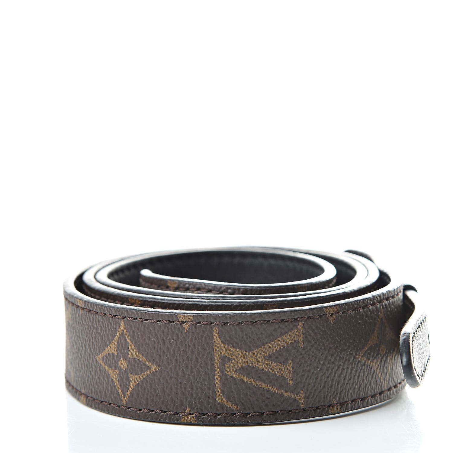 Louis Vuitton Monogram Bandouliere Shoulder Strap XL Black 2 of 6