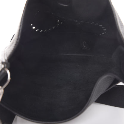 Hermes Taurillon Clemence Evelyne III PM Black 5 of 8