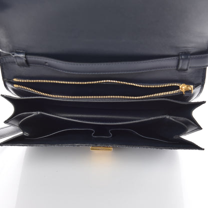 Celine Stingray Medium Classic Box Flap Bag Navy 7 of 10