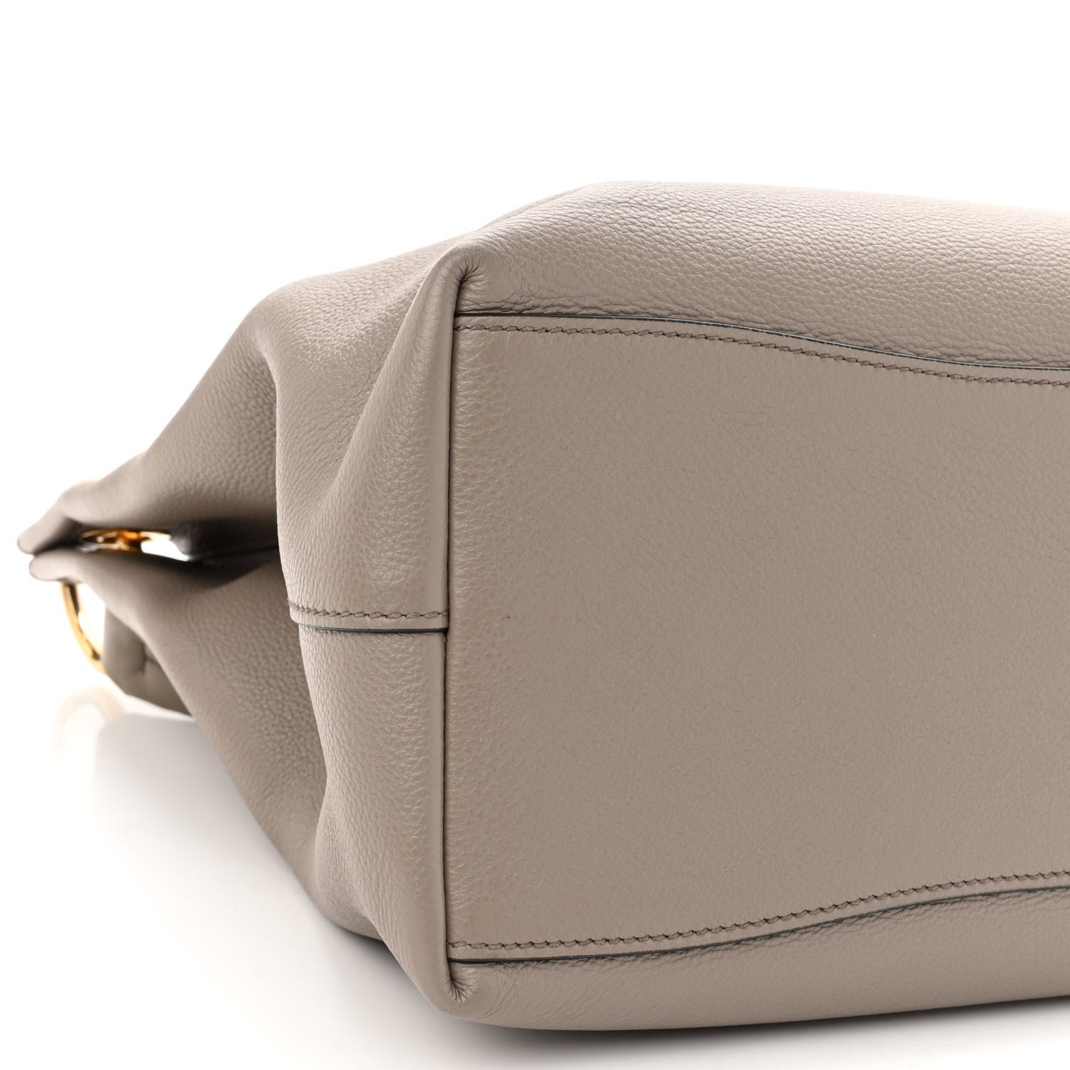 Prada Vitello Phenix Logo Hobo Argilla 8 of 10