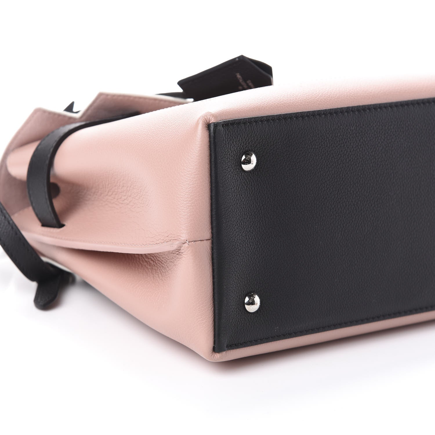 Louis Vuitton Soft Calfskin Lockme Ever Rose Ballet White Maito Black 7 of 8