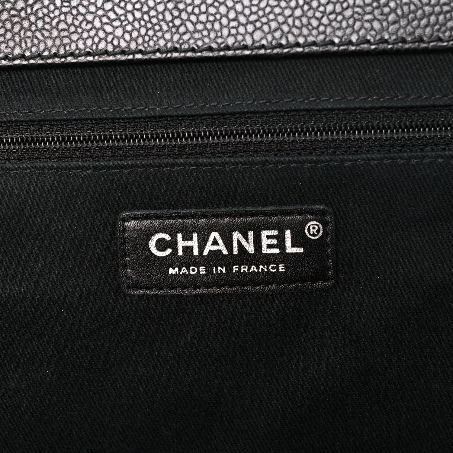 Chanel Caviar Quilted CC Beauty Clutch Black 6 of 10