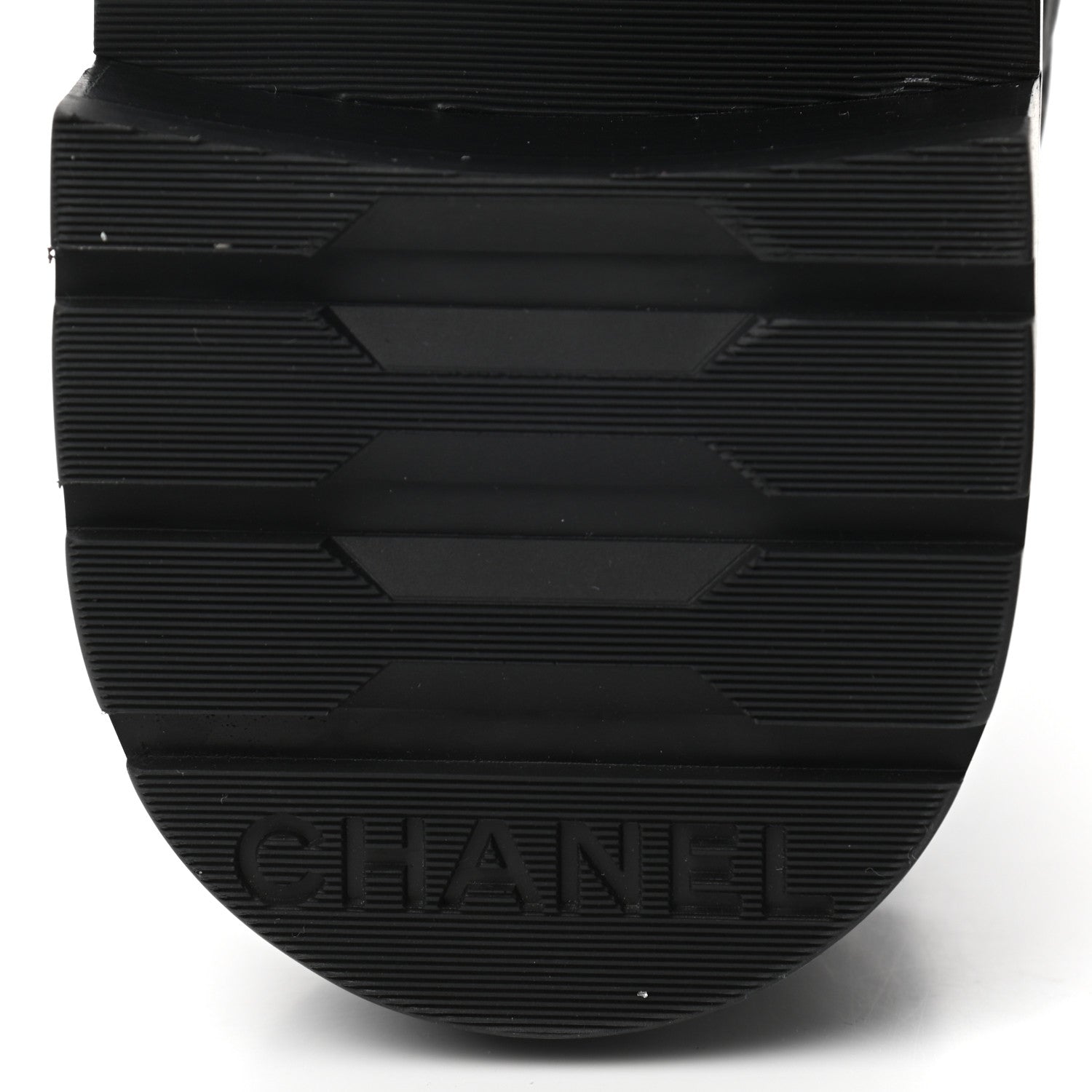 Chanel Shiny Goatskin Calfskin Quilted Lace Up Combat Boots 41.5 Black 6 of 8
