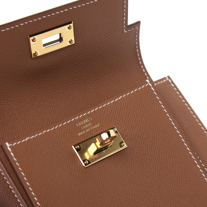 Hermes Epsom Kelly Pocket Compact Wallet Gold 10 of 11