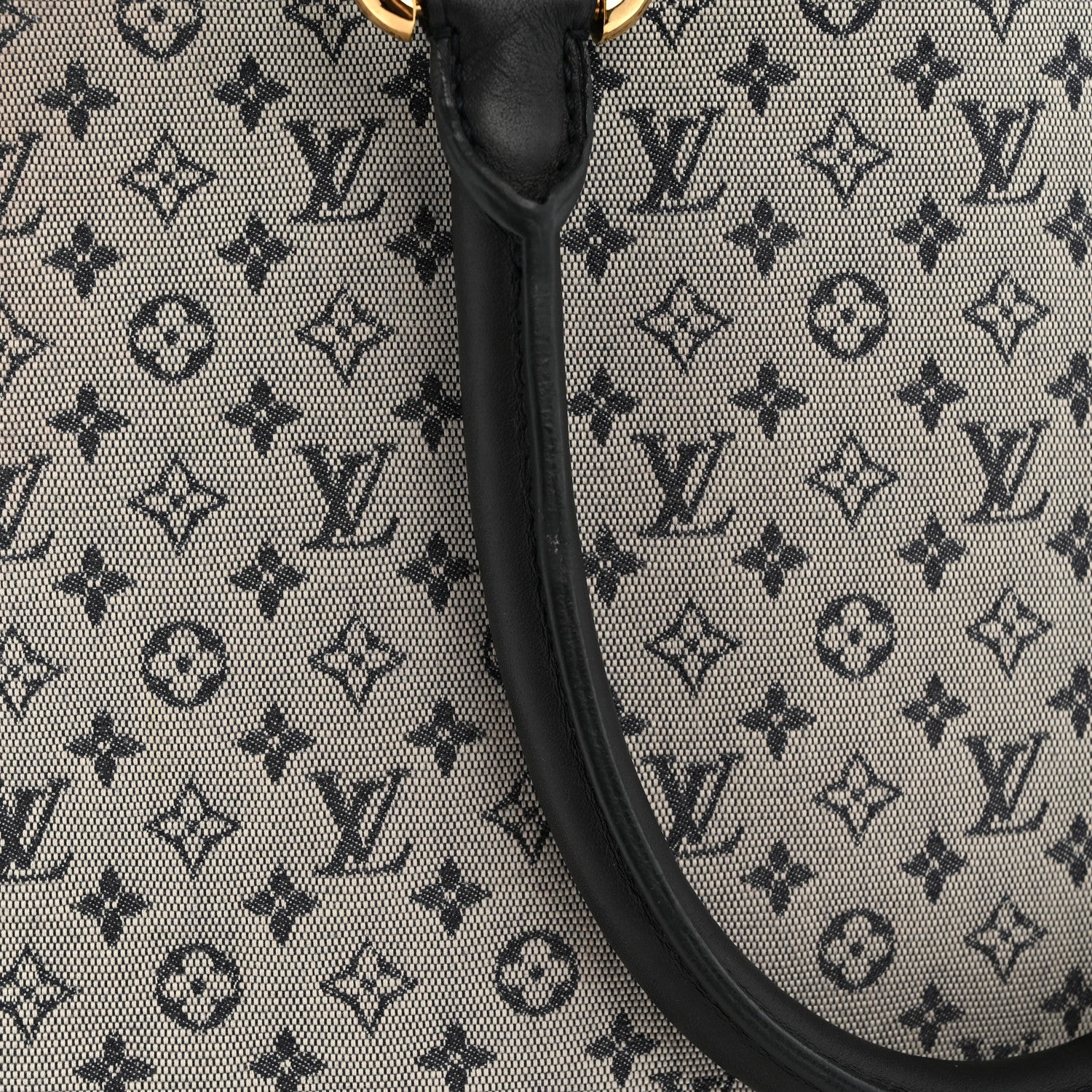 Louis Vuitton Mini Monogram Alma Haut Tote Blue 14 of 15