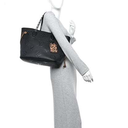 Louis Vuitton Empreinte Monogram Giant Wild at Heart Neverfull MM Black 2 of 10
