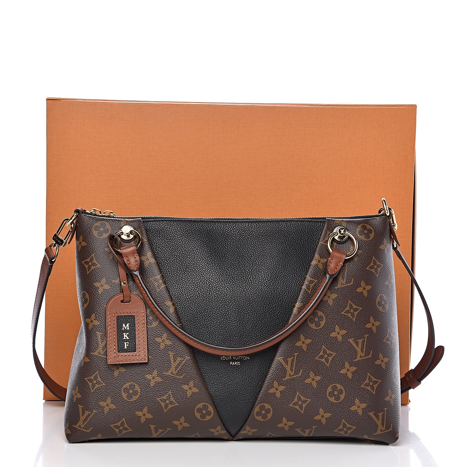 Louis Vuitton Monogram V Tote MM Black 11 of 11