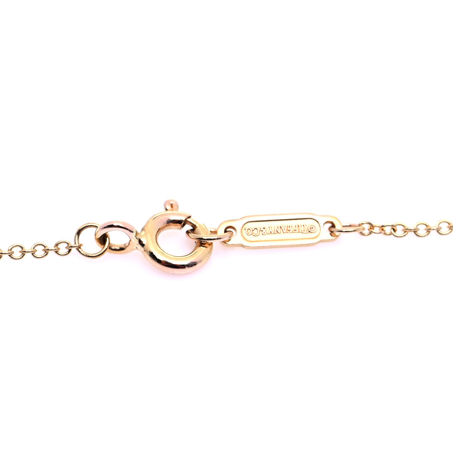 18K Rose Gold Diamond Atlas Pierced Key Pendant Necklace