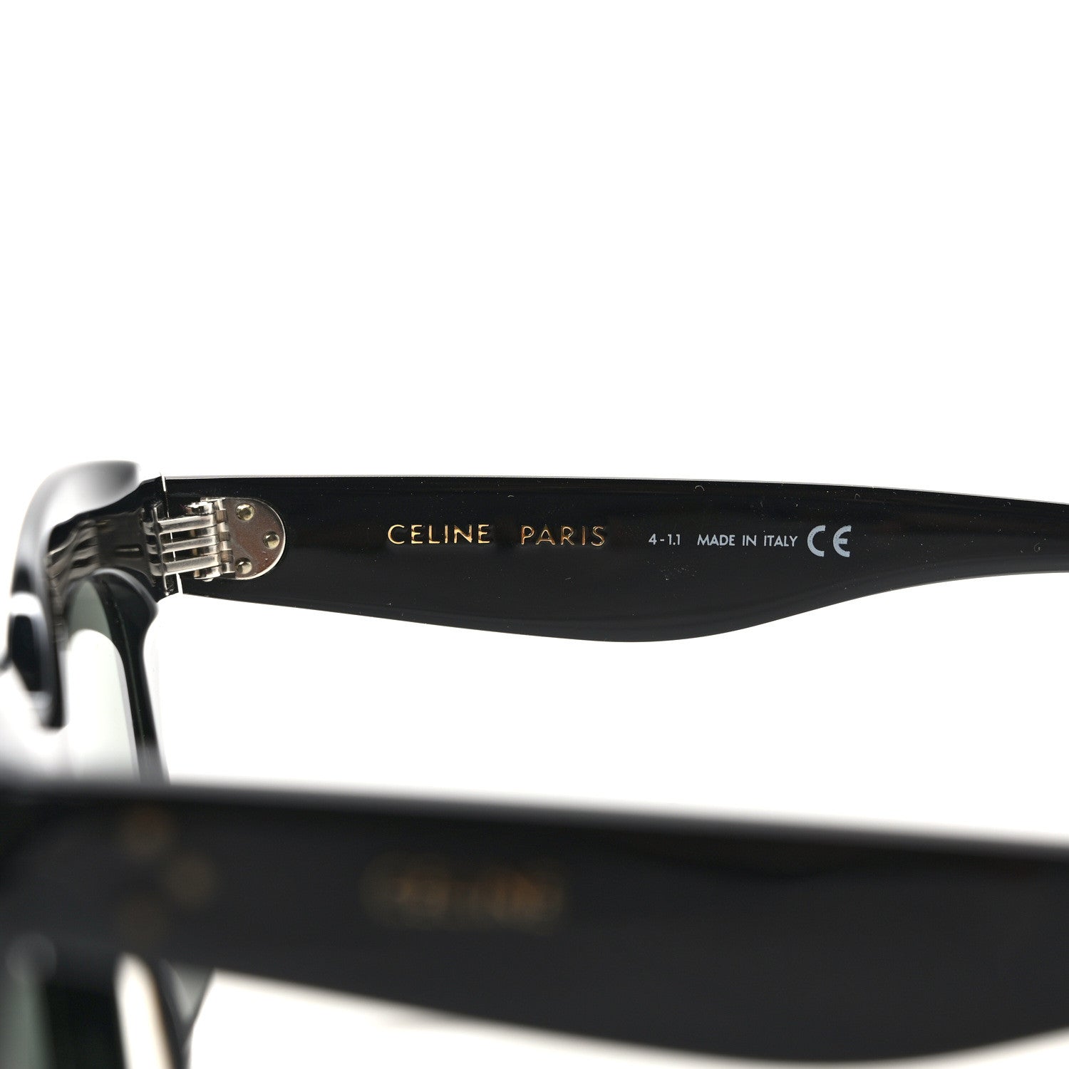 Celine Oversized Round Sunglasses CL4005FN Black 5 of 6