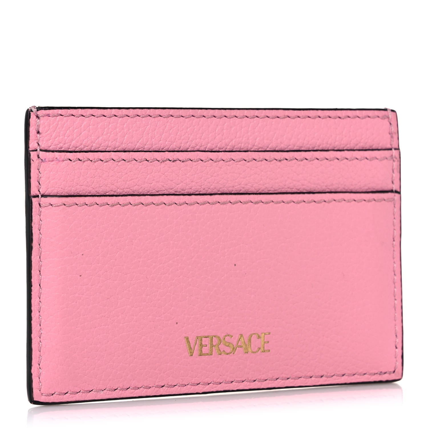 Versace Calfskin Medusa Card Holder Pink 3 of 8