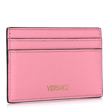 Versace Calfskin Medusa Card Holder Pink 3 of 8