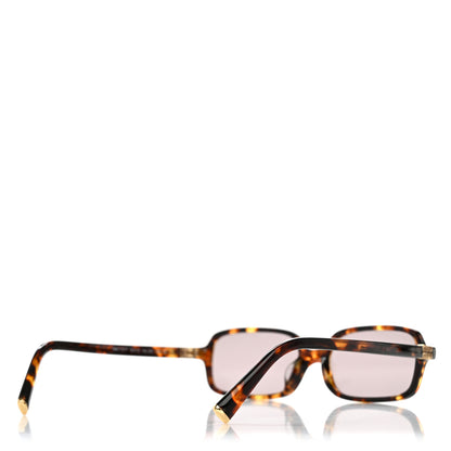 Miu Miu Acetate Rectangle Regard Sunglasses SMU11Z-F Camel Beige 4 of 7
