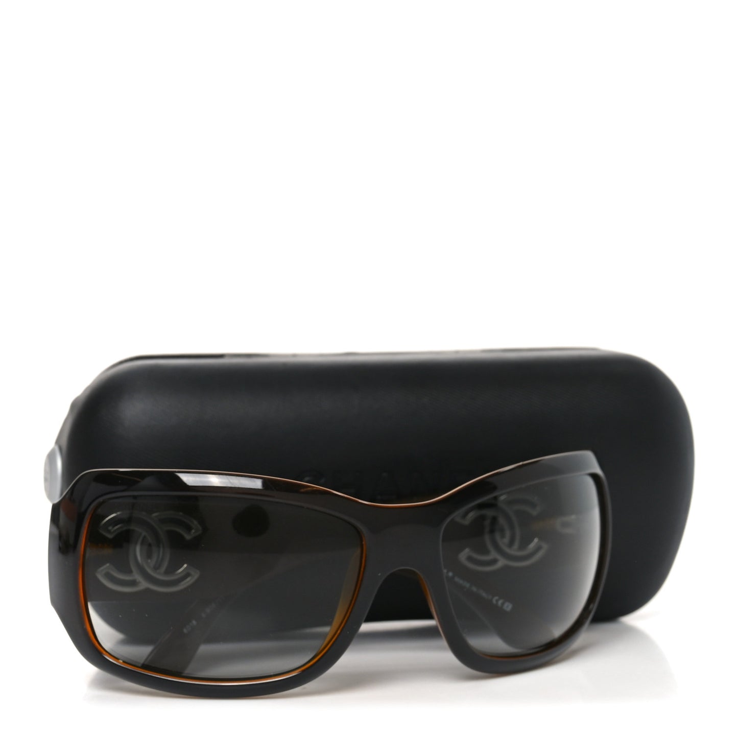 Acetate CC Sunglasses 6018 Black Brown