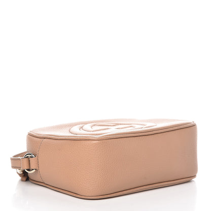 Gucci Pebbled Calfskin Small Soho Disco Bag Camelia 4 of 10