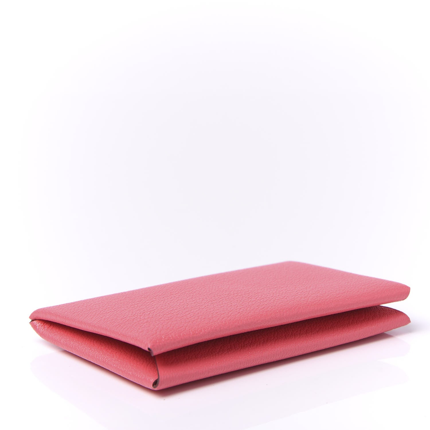 Hermes Chevre Mysore Calvi Card Case Rose Lipstick 3 of 9