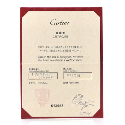 Cartier 18K White Gold 3.5mm LOVE Wedding Band Ring 61 9.5 5 of 5