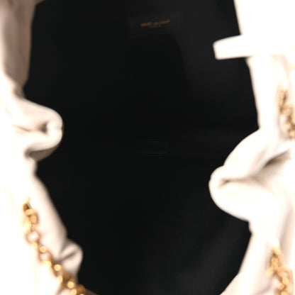 Saint Laurent Lambskin Matelasse Monogram Large Jamie 4.3 Pochon Crema Soft 6 of 11