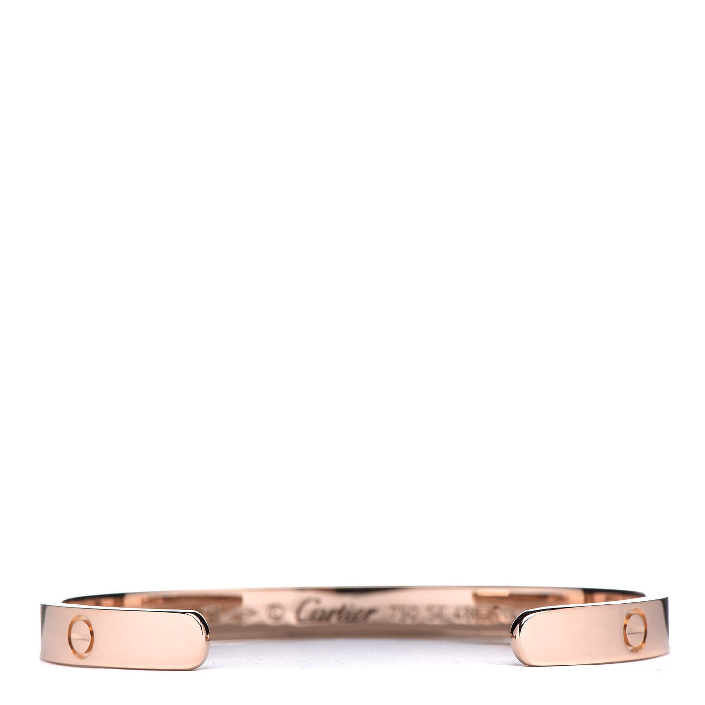 18K Pink Gold LOVE Cuff Bracelet 18