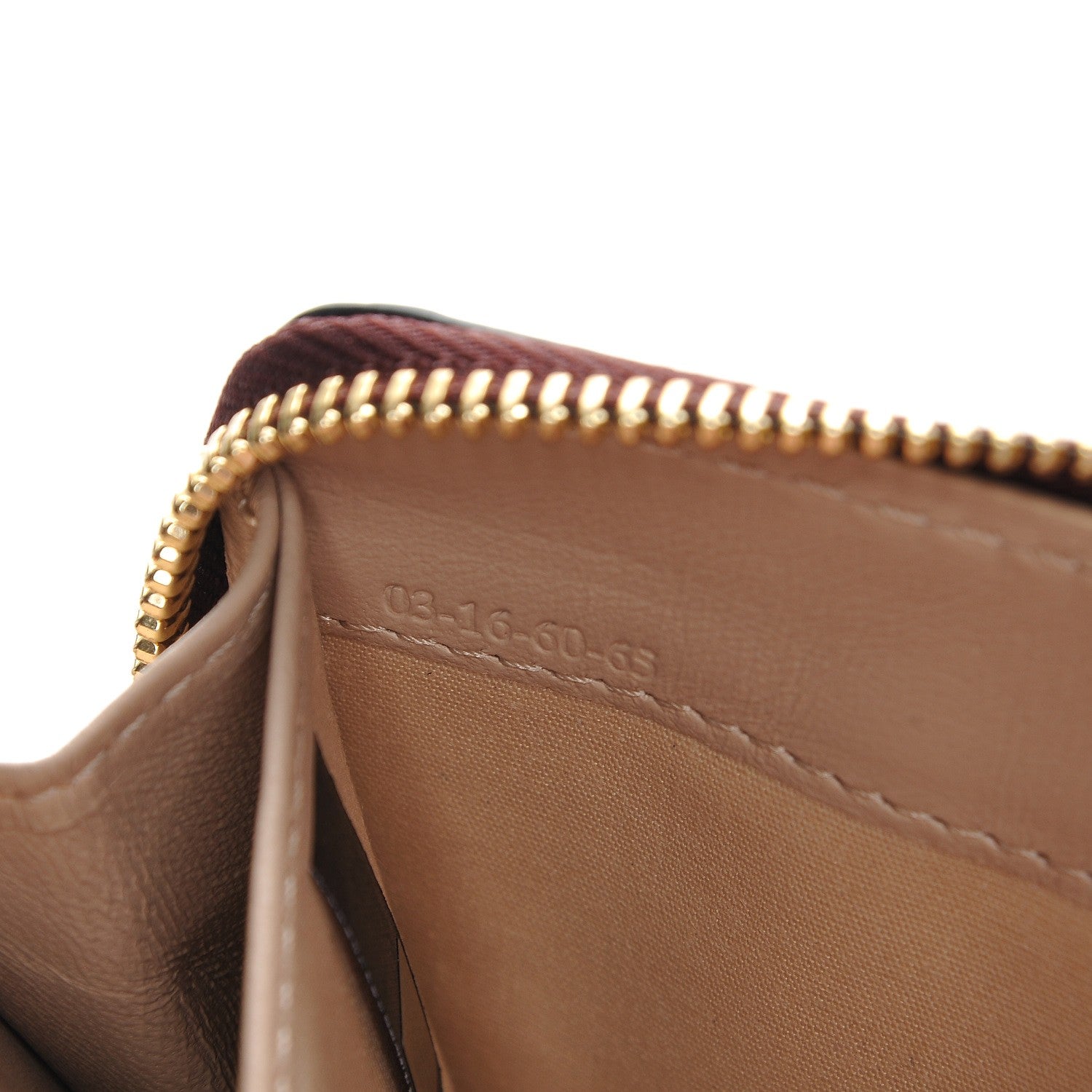 Chloe Grained Calfskin Marcie Long Zip Around Wallet Dark Velvet 9 of 9