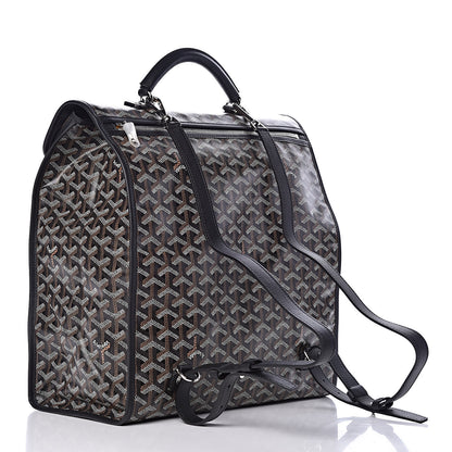 Goyard Goyardine Saint Leger Soft Briefcase Backpack Black 4 of 9