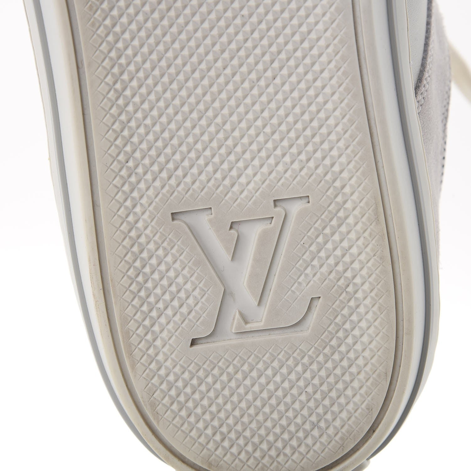 Louis Vuitton Mens Suede Calfskin Dream On Low Top Sneakers 11 White 8 of 18