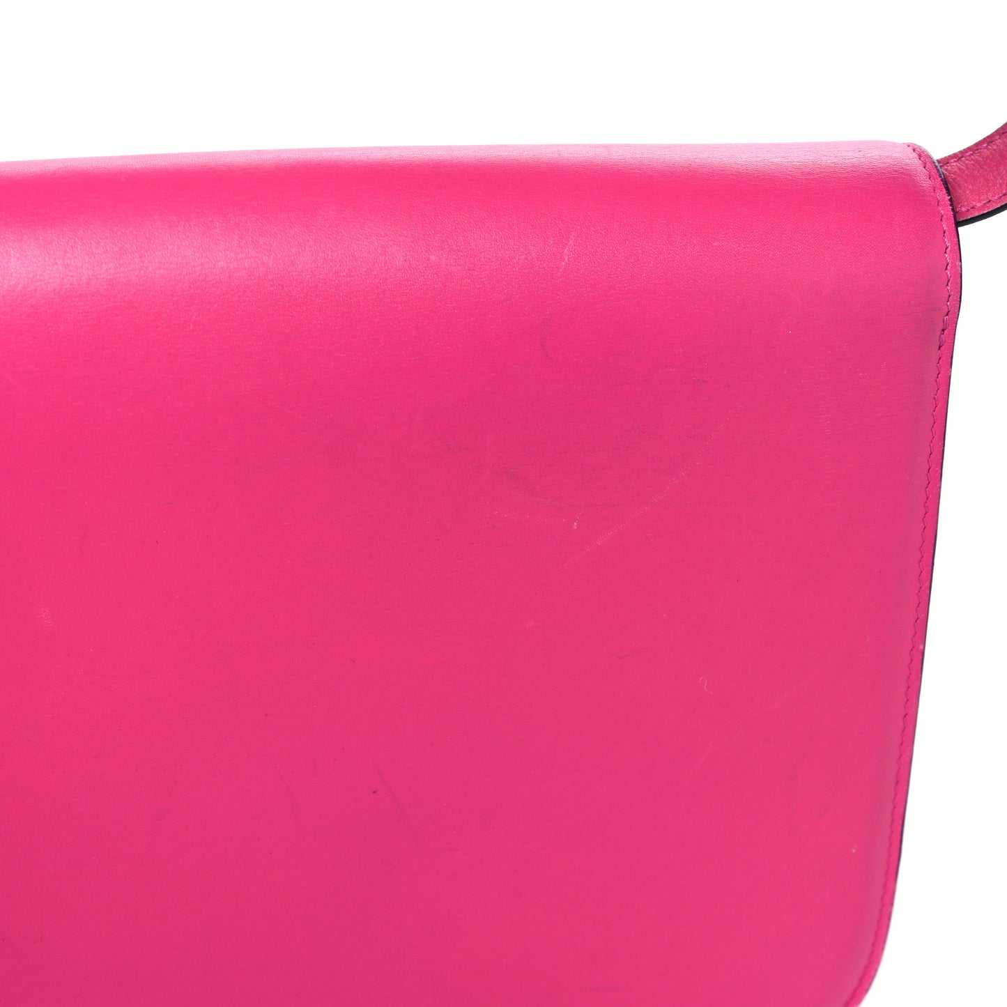 Box Calfskin Medium Classic Box Flap Bag Hibiscus