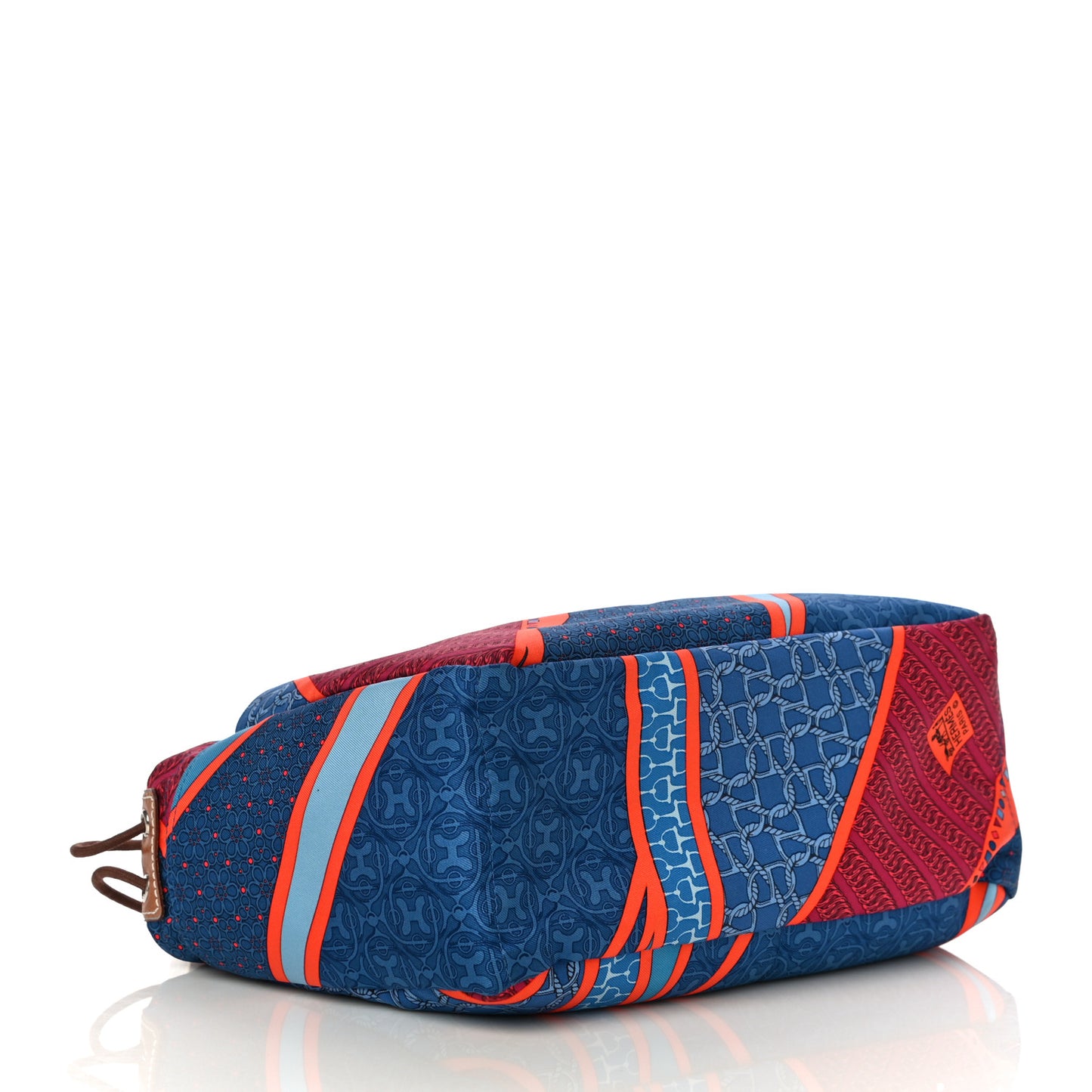 Silk Carre en Cravates Fourbi 25 MM Pouch Bleu Saphir