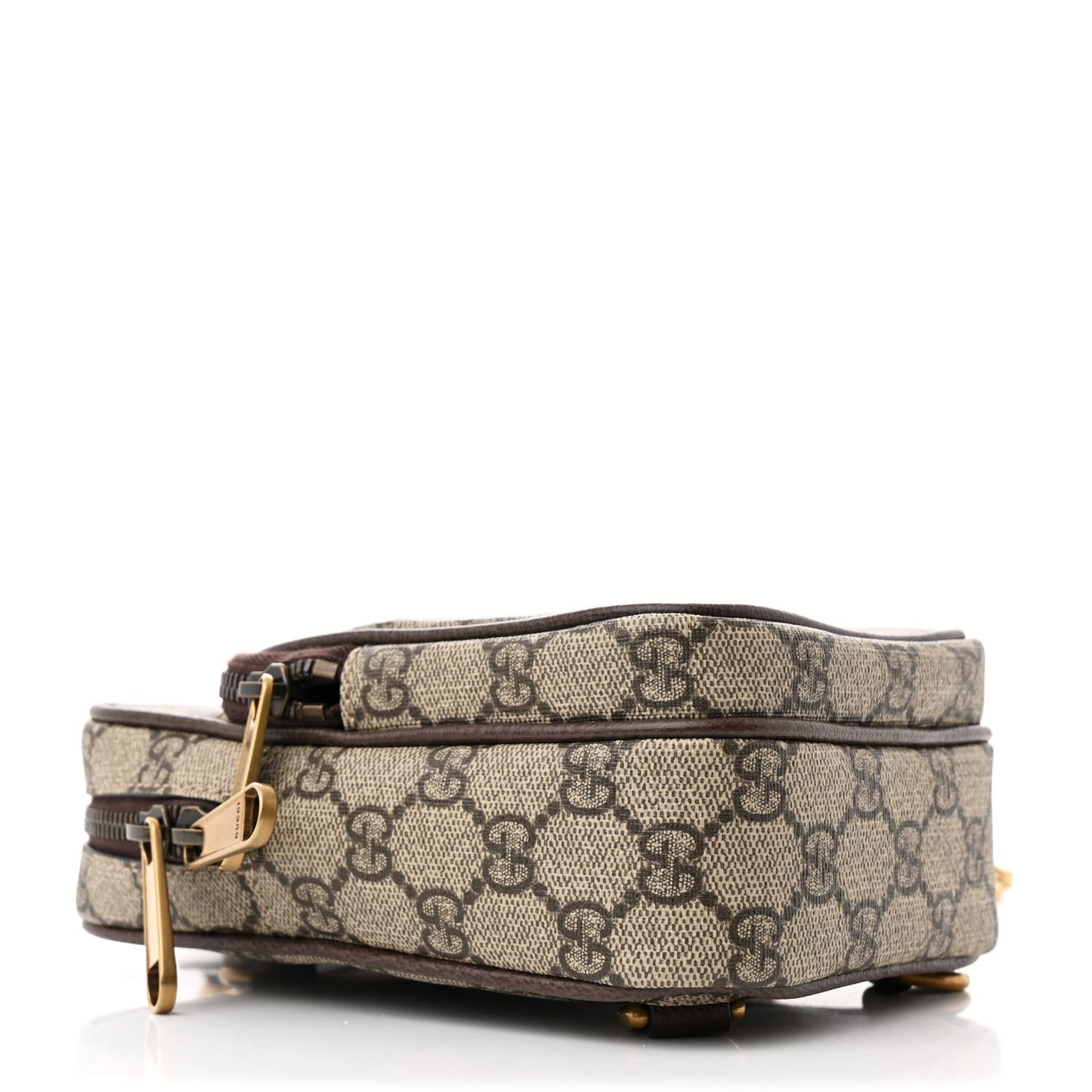 GG Supreme Monogram Web Mini Ophidia Messenger Brown