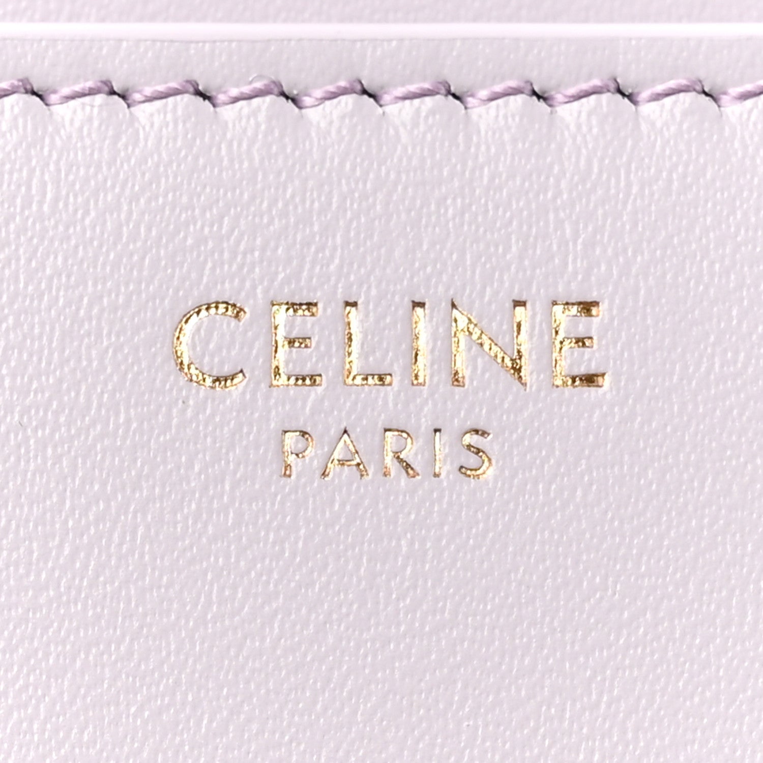 Celine Satinated Calfskin Mini 16 Top Handle Bag Lilac 9 of 12