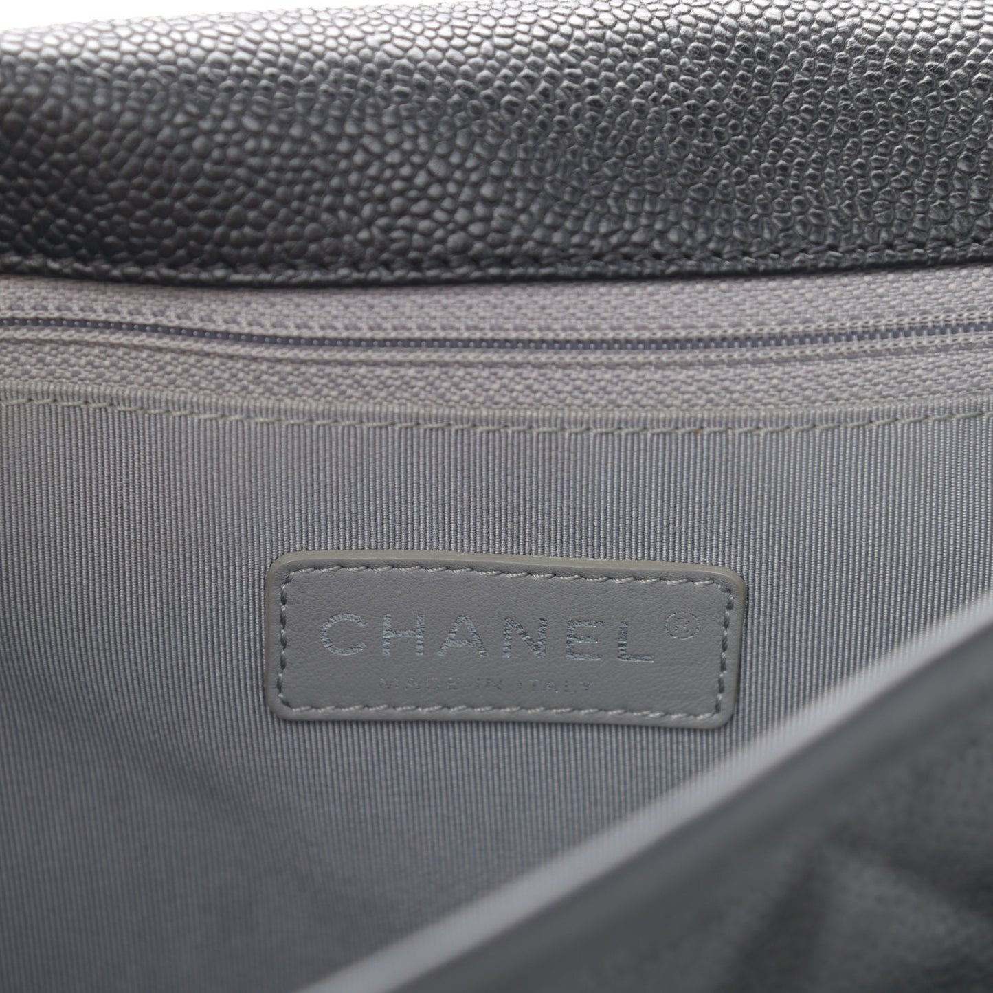 Caviar Quilted Large French Riviera Flap Black