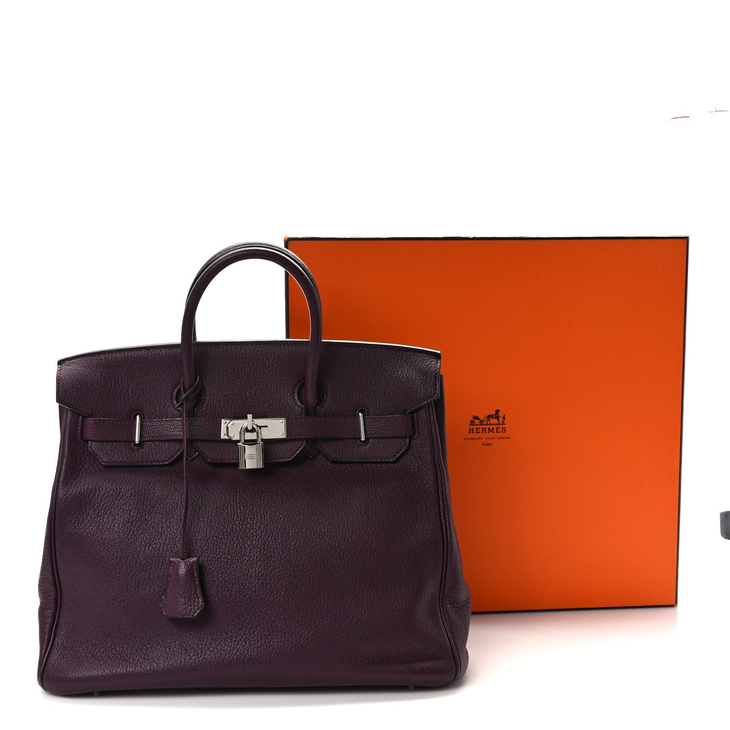 Hermes Chevre Mangalore HAC Birkin 32 Raisin 11 of 11