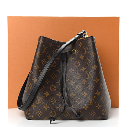 Louis Vuitton Monogram Neonoe MM Black 10 of 10