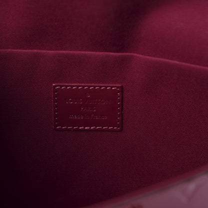 Louis Vuitton Vernis Felicie Chain Wallet Magenta 9 of 11