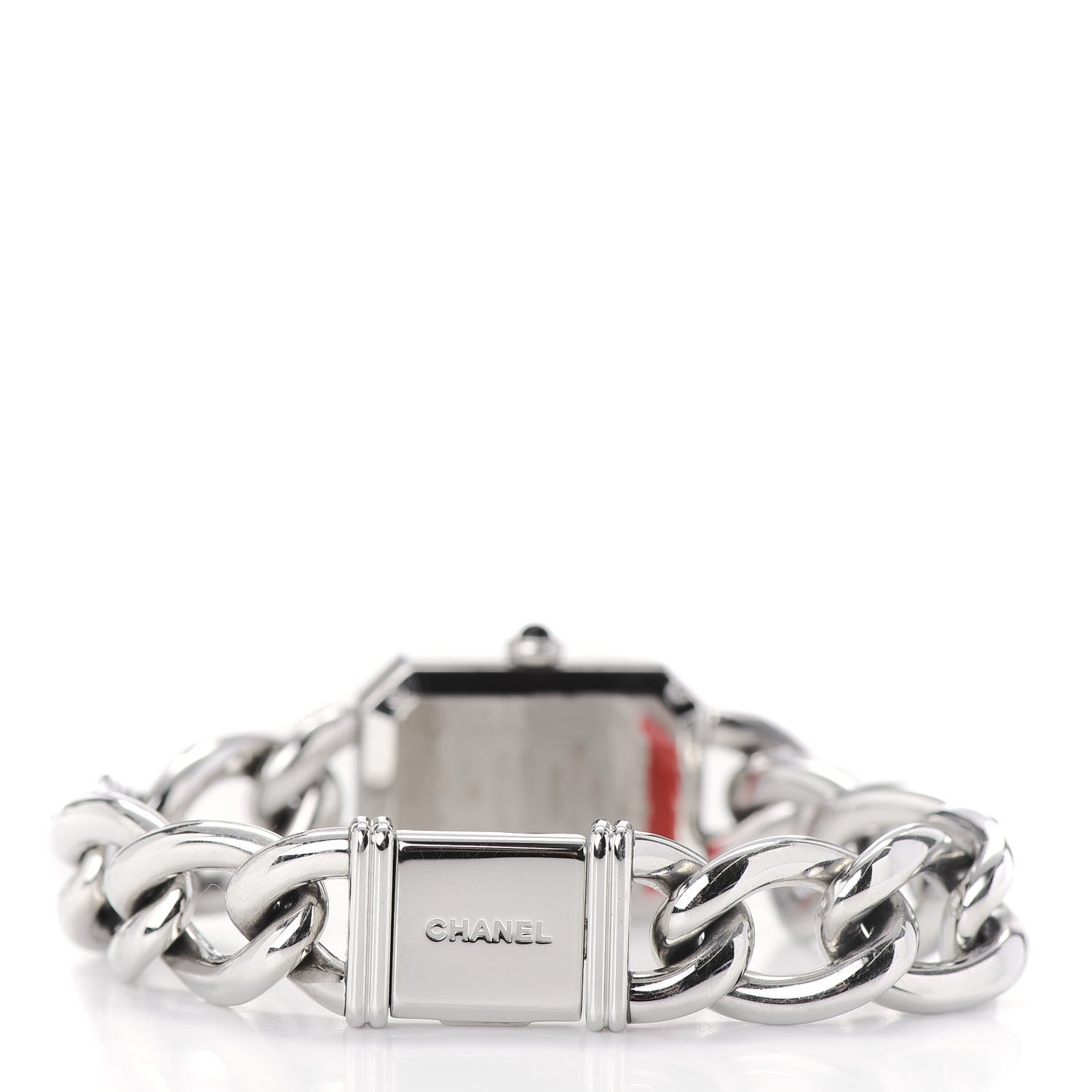 Chanel Stainless Steel 20mm Chain Premiere Quartz Watch Black M 4 of 5