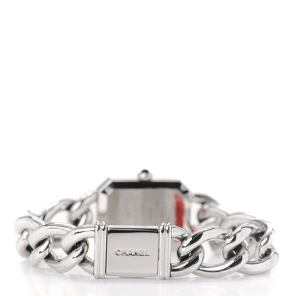 Chanel Stainless Steel 20mm Chain Premiere Quartz Watch Black M 4 of 5
