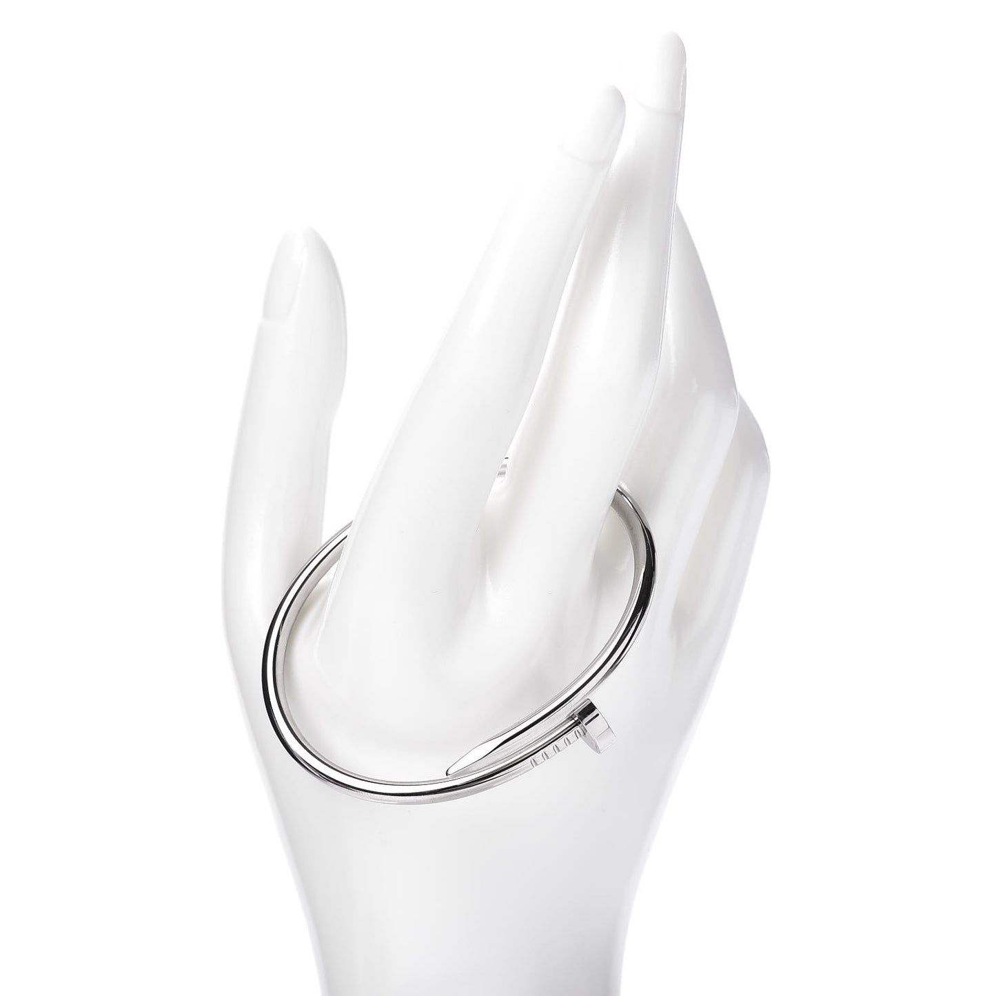 18K White Gold Juste Un Clou Bracelet 17