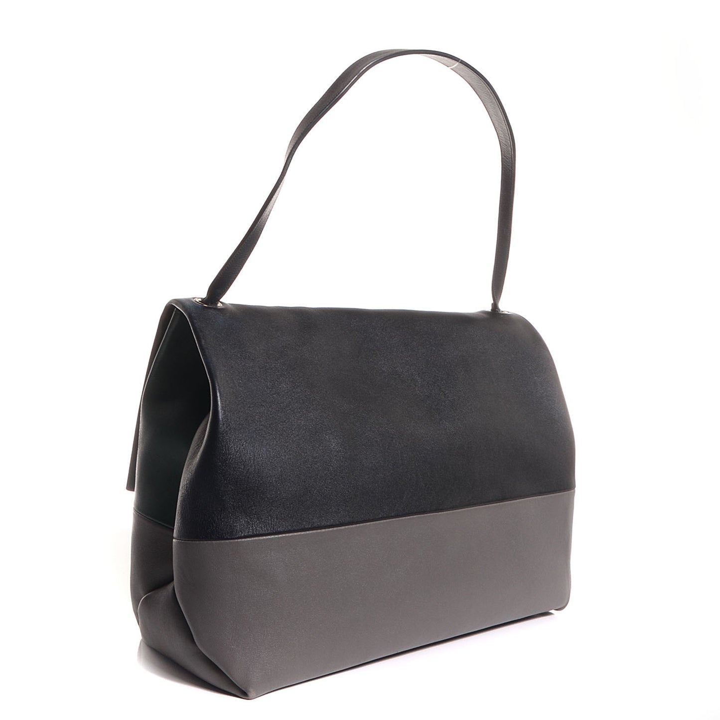 Calfskin All Soft Shoulder Bag Black