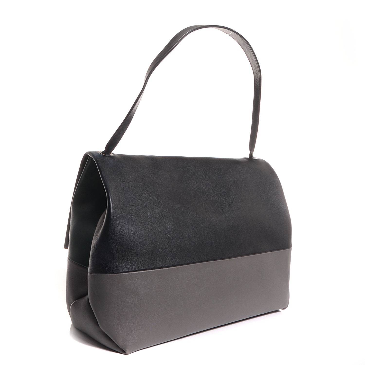 Celine Calfskin All Soft Shoulder Bag Black 3 of 8