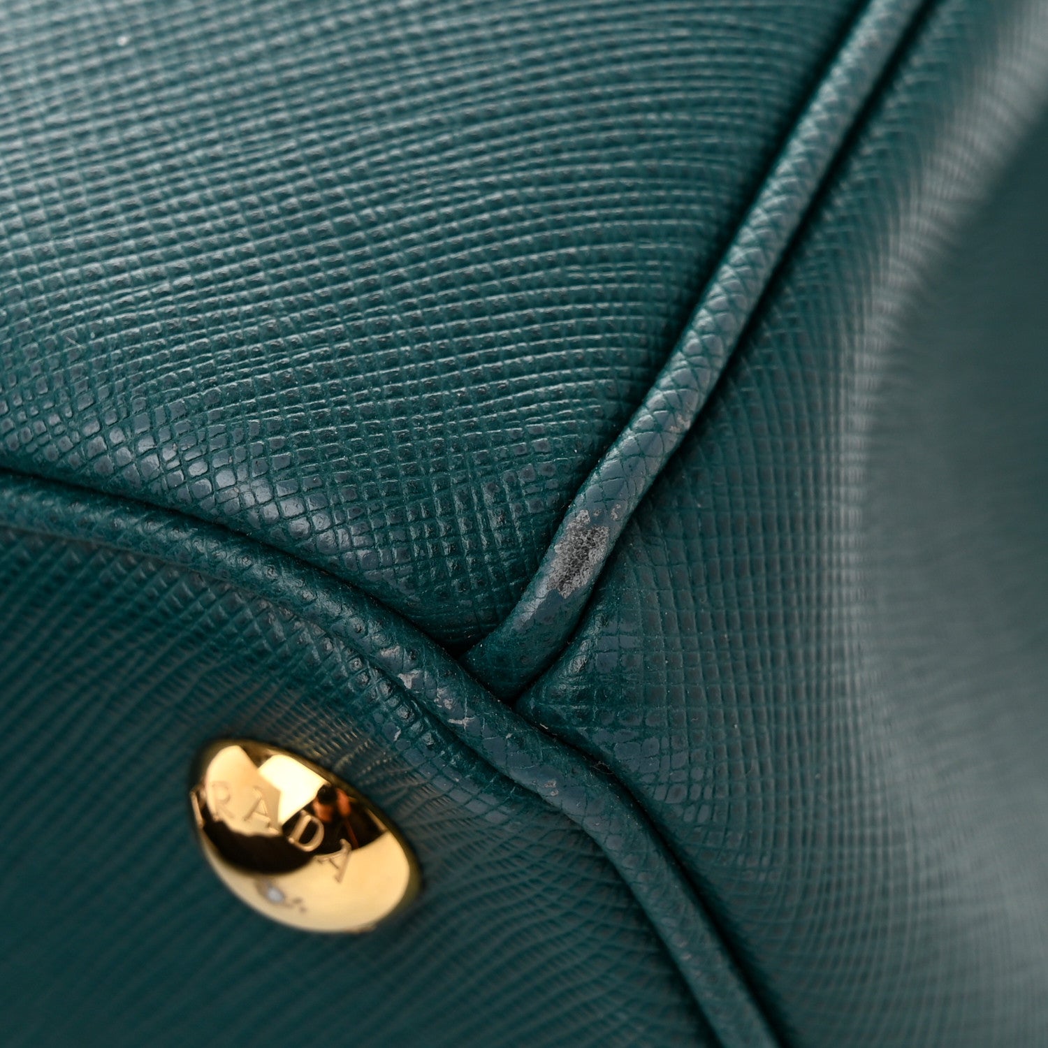 Prada Saffiano Lux Large Galleria Double Zip Tote Ottanio 11 of 12