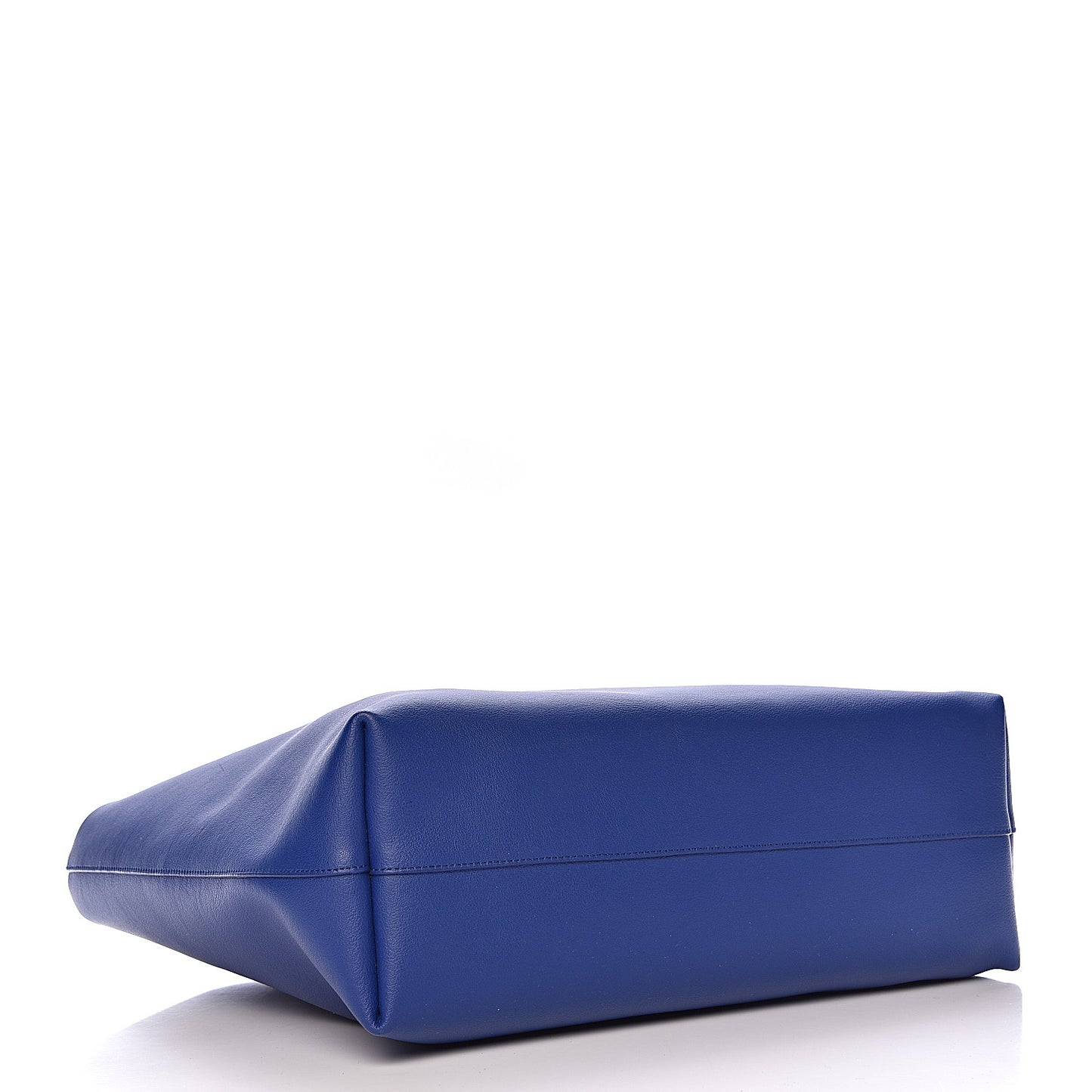 Calfskin Large Shopping Tote Flash Blue