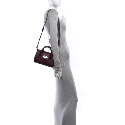 Mulberry Small Classic Grain Mini Bayswater  Black Cherry 2 of 9