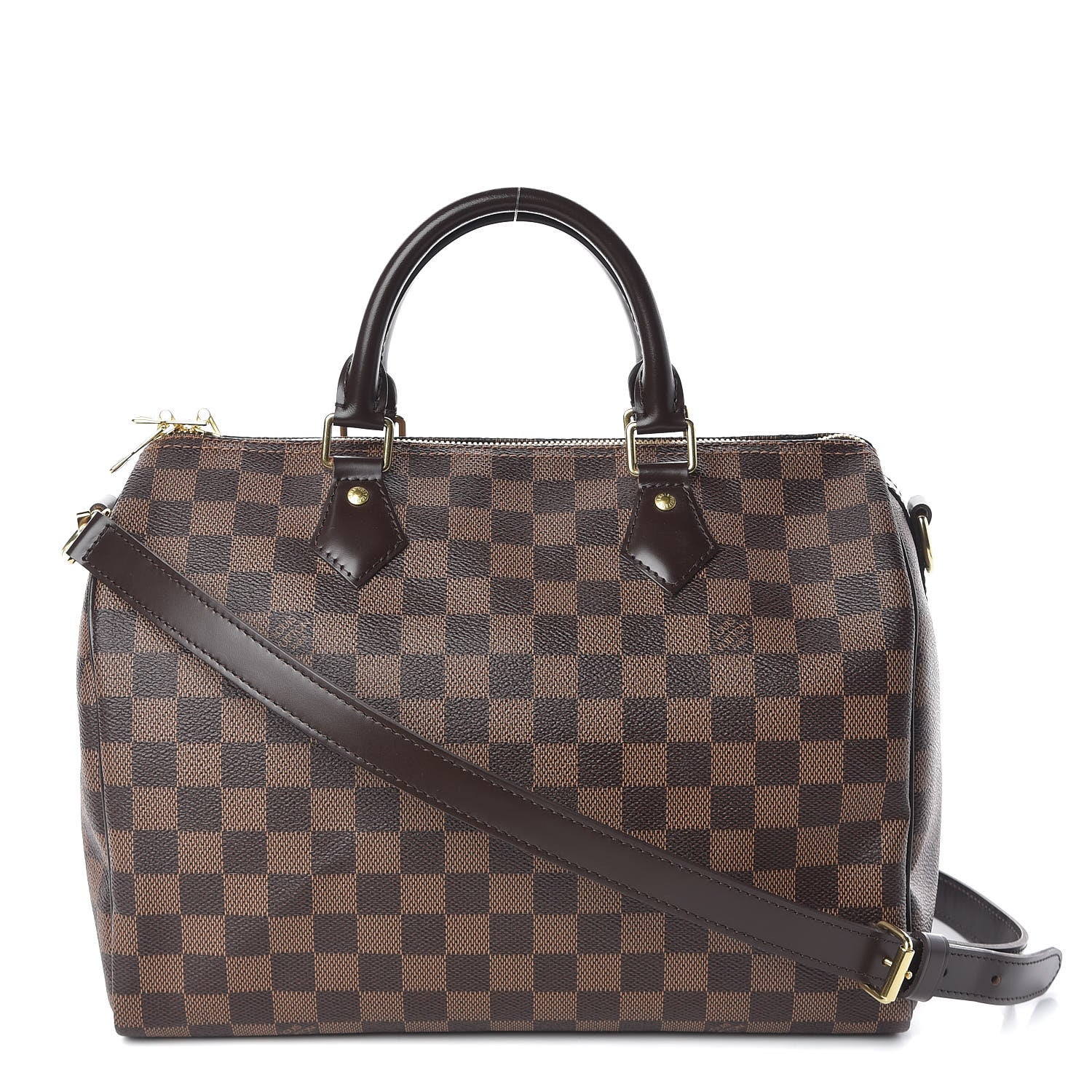 Louis Vuitton Damier Ebene Speedy Bandouliere 30 1 of 10