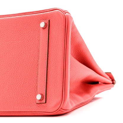 Hermes Taurillon Clemence Birkin 35 Rose Jaipur 10 of 11