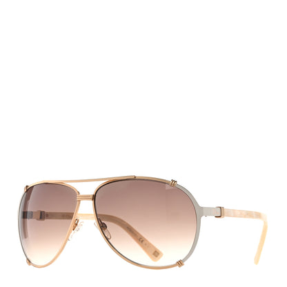 Christian Dior Chicago 2 Aviator Sunglasses White 1 of 9