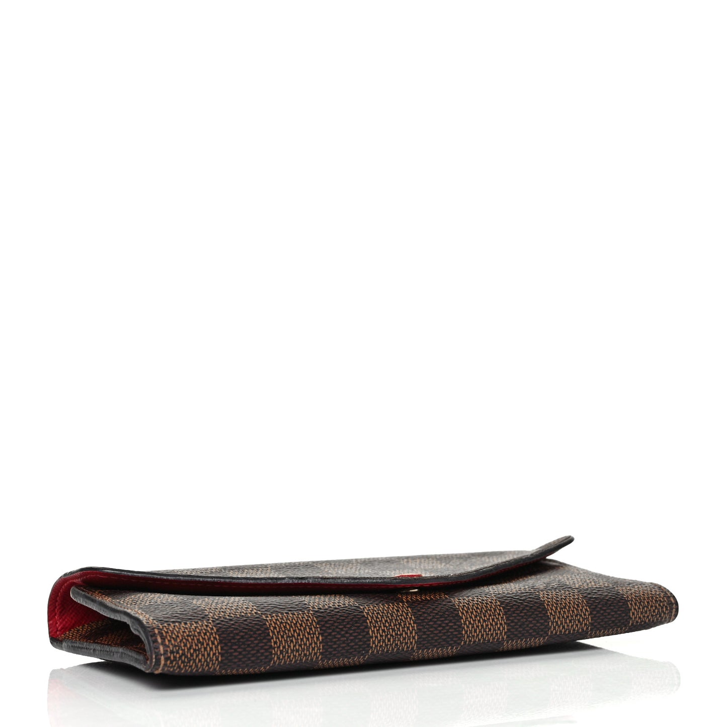 Damier Ebene Josephine Wallet Red