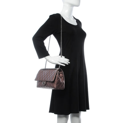 Chanel Metallic Aged Calfskin Quilted 2.55 Reissue 226 Flap Light Purple 2 of 8
